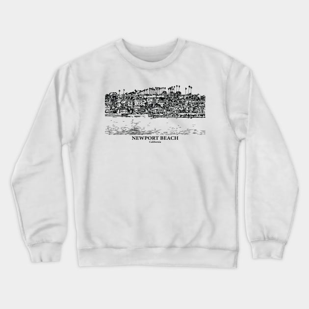 Newport Beach - California Crewneck Sweatshirt by Lakeric